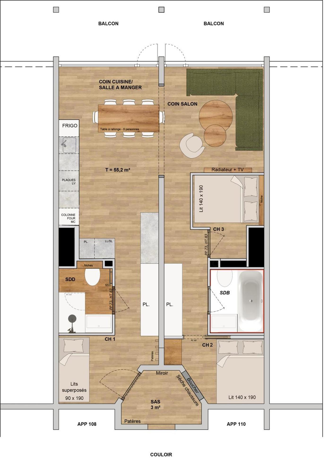 Arc 2000 - Appartement Ou Studio Avec Balcon Et Vue Les Arcs  Luaran gambar