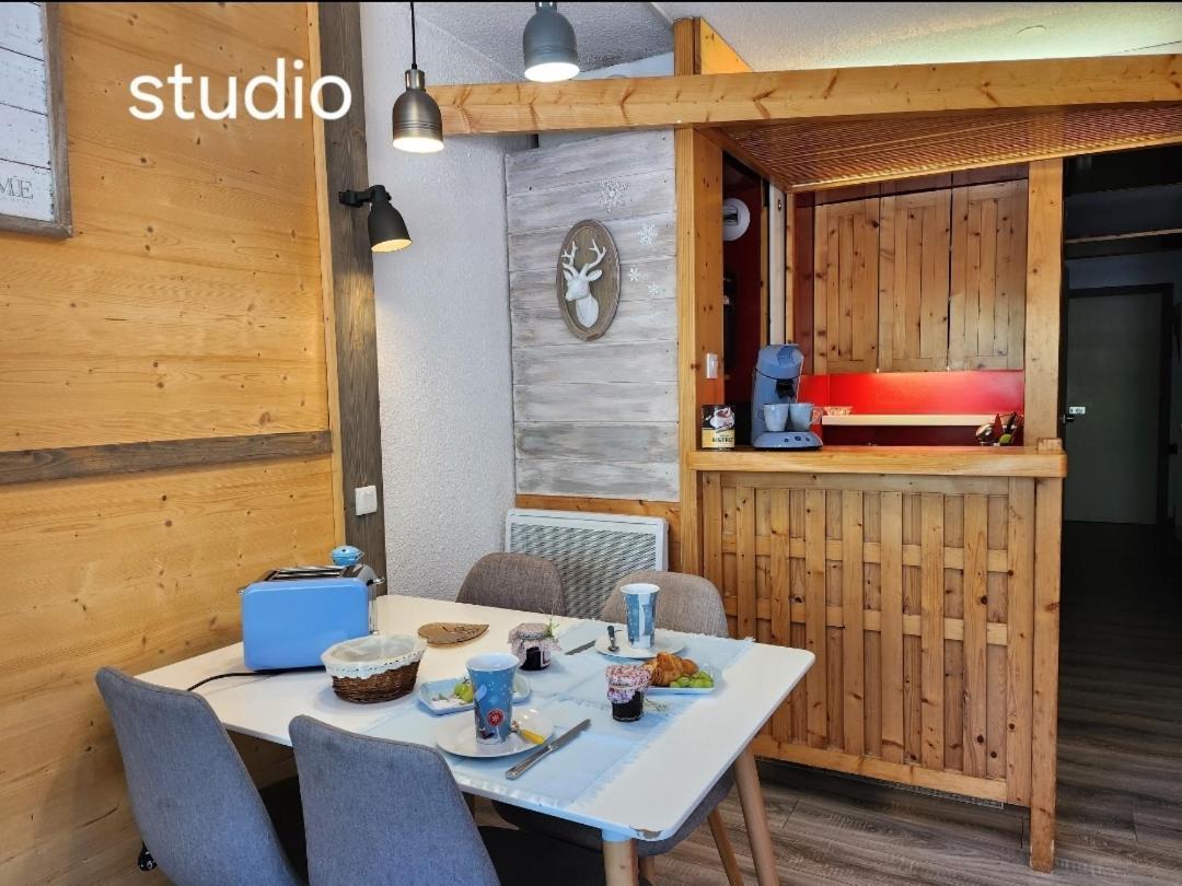 Arc 2000 - Appartement Ou Studio Avec Balcon Et Vue Les Arcs  Luaran gambar
